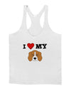 I Heart My - Cute Beagle Dog Mens String Tank Top by TooLoud-TooLoud-White-Small-Davson Sales