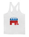 Republican Bubble Symbol Mens String Tank Top-Men's String Tank Tops-LOBBO-White-Small-Davson Sales