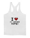 I Heart My Gamer Wife Mens String Tank Top-Men's String Tank Tops-LOBBO-White-Small-Davson Sales