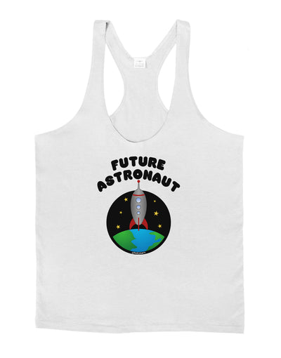 Future Astronaut Color Mens String Tank Top-Men's String Tank Tops-LOBBO-White-Small-Davson Sales