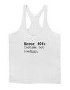 Error 404 Costume Mens String Tank Top-Men's String Tank Tops-LOBBO-White-Small-Davson Sales