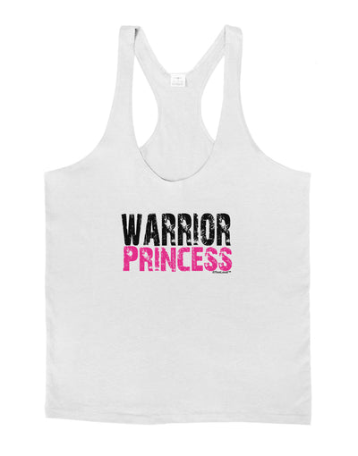 Warrior Princess Pink Mens String Tank Top-Men's String Tank Tops-LOBBO-White-Small-Davson Sales