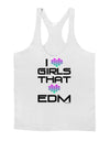 I Heart Girls That Heart EDM Mens String Tank Top-Men's String Tank Tops-LOBBO-White-Small-Davson Sales