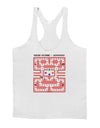 Retro Heart Man Mens String Tank Top-Men's String Tank Tops-LOBBO-White-Small-Davson Sales