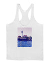 Watercolor Lighthouse 2 Mens String Tank Top-Men's String Tank Tops-LOBBO-White-Small-Davson Sales