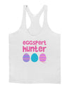 TooLoud Eggspert Hunter - Easter - Pink Mens String Tank Top-LOBBO-White-Small-Davson Sales