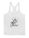 Gemini Illustration Mens String Tank Top-Men's String Tank Tops-LOBBO-White-Small-Davson Sales