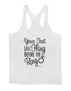 Personalized Bachelorette Party - Last Fling Before the Ring Mens String Tank Top-Men's String Tank Tops-LOBBO-White-Small-Davson Sales