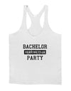 Bachelor Party Drinking Team - Distressed Mens String Tank Top-Men's String Tank Tops-LOBBO-White-Small-Davson Sales