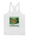 Parasaurolophus Walkeri - With Name Mens String Tank Top-Men's String Tank Tops-LOBBO-White-Small-Davson Sales