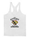 Stylist - Superpower Mens String Tank Top-Men's String Tank Tops-LOBBO-White-Small-Davson Sales