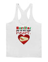 Burritos Are the Way To My Heart Mens String Tank Top-Men's String Tank Tops-LOBBO-White-Small-Davson Sales