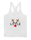 Matching Family Christmas Design - Reindeer - Little Mens String Tank Top by TooLoud-LOBBO-White-Small-Davson Sales