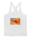 Desert Landscape Watercolor Mens String Tank Top-Men's String Tank Tops-LOBBO-White-Small-Davson Sales