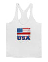 USA Flag Mens String Tank Top by TooLoud