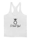 I Said Yes - Diamond Ring Mens String Tank Top-Men's String Tank Tops-LOBBO-White-Small-Davson Sales