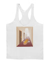 Hotdog in a Hallway Mens String Tank Top-Men's String Tank Tops-LOBBO-White-Small-Davson Sales