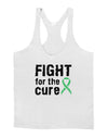 Fight for the Cure - Light Green Ribbon Celiac Disease Mens String Tank Top-Men's String Tank Tops-LOBBO-White-Small-Davson Sales