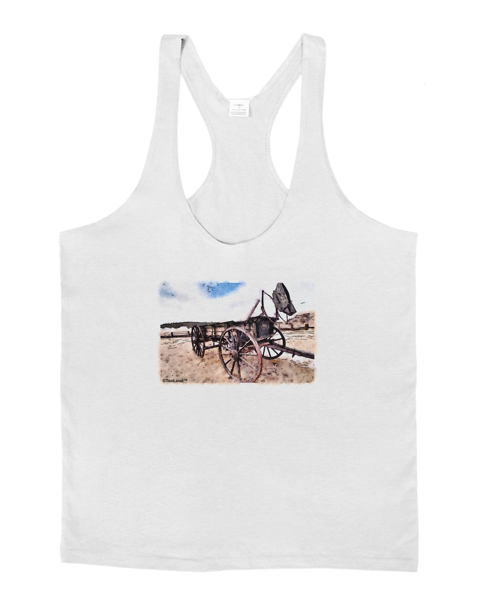 Antique Vehicle Mens String Tank Top-Men's String Tank Tops-LOBBO-White-Small-Davson Sales