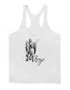 Virgo Illustration Mens String Tank Top-Men's String Tank Tops-LOBBO-White-Small-Davson Sales