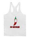 Fifty Percent Mexican Mens String Tank Top-Men's String Tank Tops-LOBBO-White-Small-Davson Sales