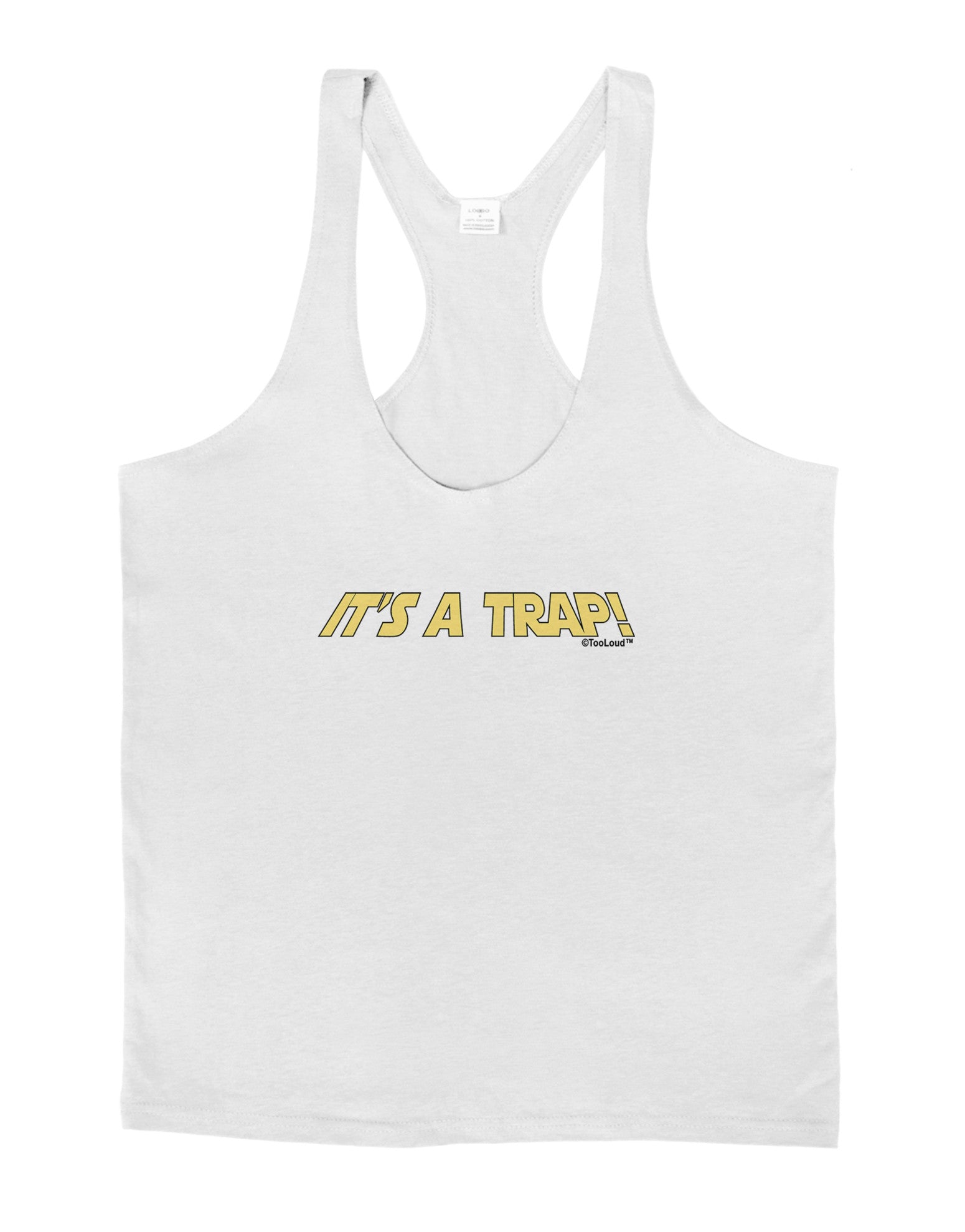 It is a Trap Mens String Tank Top-Men's String Tank Tops-LOBBO-White-Small-Davson Sales