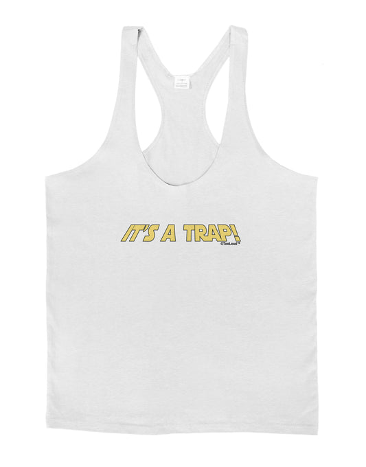 It is a Trap Mens String Tank Top-Men's String Tank Tops-LOBBO-White-Small-Davson Sales
