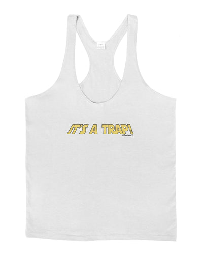 It is a Trap Mens String Tank Top-Men's String Tank Tops-LOBBO-White-Small-Davson Sales