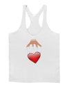 Heart on Puppet Strings Mens String Tank Top-Men's String Tank Tops-LOBBO-White-Small-Davson Sales