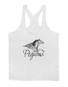 Pegasus Illustration Mens String Tank Top-Men's String Tank Tops-LOBBO-White-Small-Davson Sales