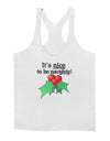 Nice to be Naughty Mens String Tank Top-Men's String Tank Tops-LOBBO-White-Small-Davson Sales