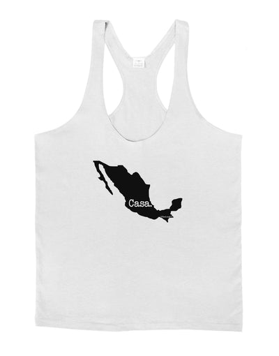 Mexico - Casa - Cinco De Mayo Mens String Tank Top-Men's String Tank Tops-LOBBO-White-Small-Davson Sales