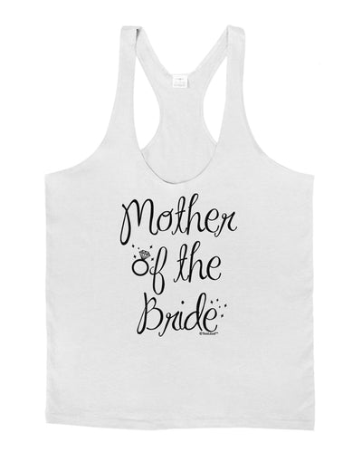 Mother of the Bride - Diamond Mens String Tank Top-Men's String Tank Tops-LOBBO-White-Small-Davson Sales