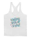 Happy 4th of July - Fireworks Design Mens String Tank Top-Men's String Tank Tops-LOBBO-White-Small-Davson Sales