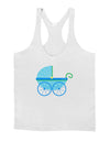 Baby Boy Carriage Mens String Tank Top-Men's String Tank Tops-LOBBO-White-Small-Davson Sales