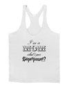 I'm a Mom - What's Your Superpower Mens String Tank Top by TooLoud-Hats-LOBBO-White-Small-Davson Sales