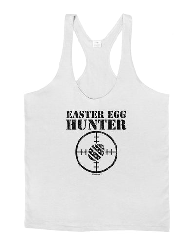 Easter Egg Hunter Distressed Mens String Tank Top by TooLoud-LOBBO-White-Small-Davson Sales