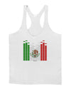 Mexican Flag Levels - Cinco De Mayo Mens String Tank Top-Men's String Tank Tops-LOBBO-White-Small-Davson Sales