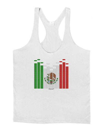 Mexican Flag Levels - Cinco De Mayo Mens String Tank Top-Men's String Tank Tops-LOBBO-White-Small-Davson Sales