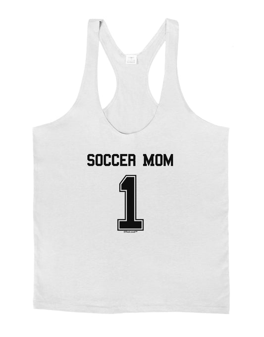 Soccer Mom Jersey Mens String Tank Top-Men's String Tank Tops-LOBBO-White-Small-Davson Sales