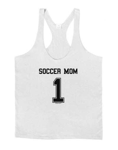 Soccer Mom Jersey Mens String Tank Top-Men's String Tank Tops-LOBBO-White-Small-Davson Sales