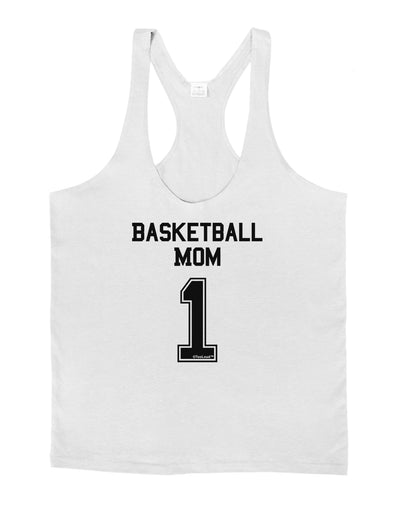 Basketball Mom Jersey Mens String Tank Top-Men's String Tank Tops-LOBBO-White-Small-Davson Sales