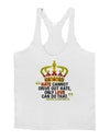 MLK - Only Love Quote Mens String Tank Top
