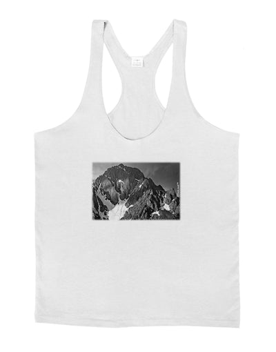 San Juan Mountain Range 2 Mens String Tank Top-Men's String Tank Tops-LOBBO-White-Small-Davson Sales