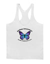 Autism Awareness - Puzzle Piece Butterfly Mens String Tank Top-Men's String Tank Tops-LOBBO-White-Small-Davson Sales