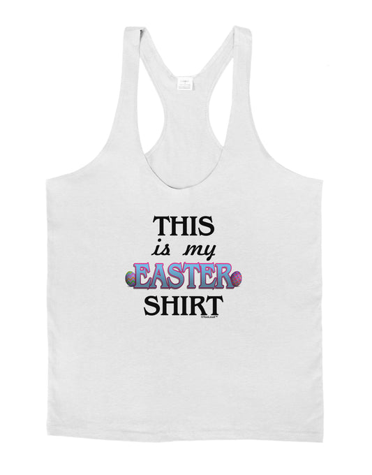 This Is My Easter Shirt Mens String Tank Top-Men's String Tank Tops-LOBBO-White-Small-Davson Sales