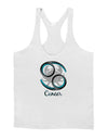 Cancer Symbol Mens String Tank Top-Men's String Tank Tops-LOBBO-White-Small-Davson Sales