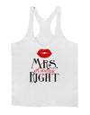 Matching Husband and Wife Designs - Mrs Always Right Mens String Tank Top-Men's String Tank Tops-LOBBO-White-Small-Davson Sales