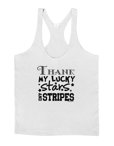 Thank My Lucky Stars and Stripes Mens String Tank Top by TooLoud-LOBBO-White-Small-Davson Sales