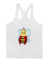 Queen Bee Mothers Day Mens String Tank Top-Men's String Tank Tops-LOBBO-White-Small-Davson Sales